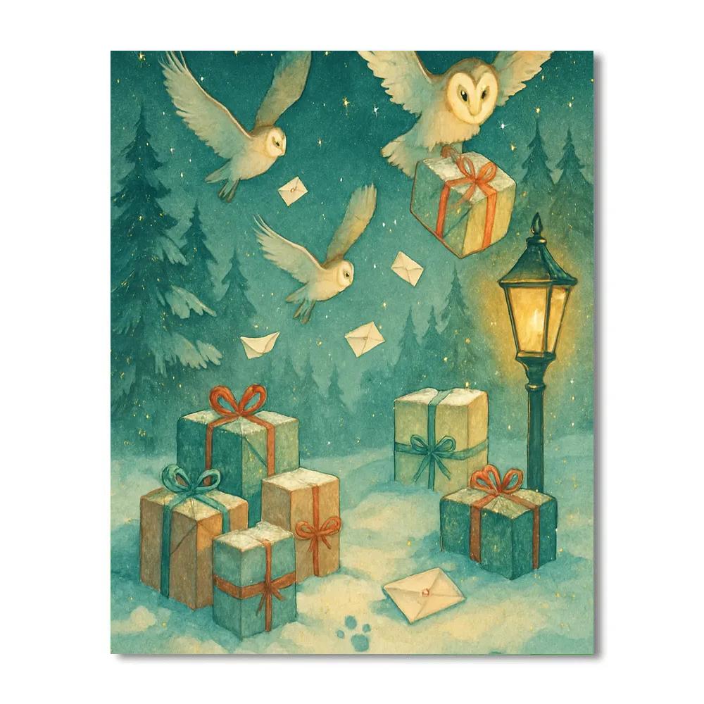 Frostfire Owlpost Clearing Paint by numbers kits
