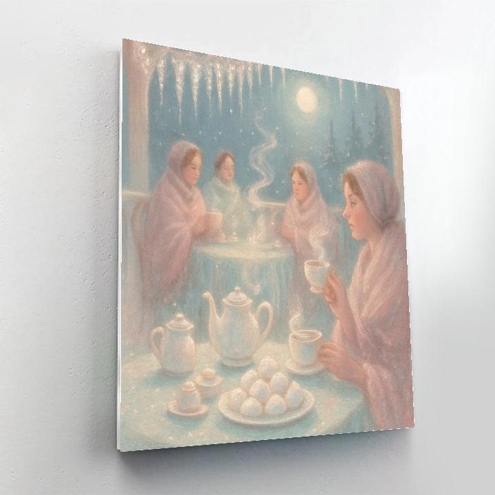 Icicle Tea Party Terrace Number painting