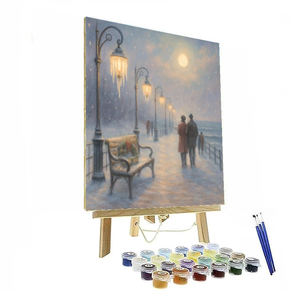 Icicle Lantern Promenade Numbered painting kits
