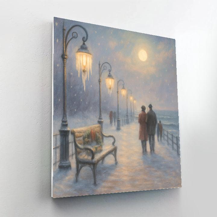 Icicle Lantern Promenade Numbered painting kits