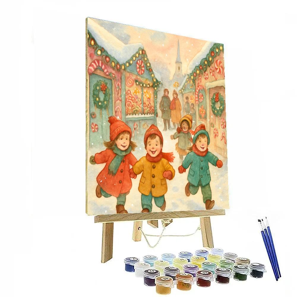 Sugarplum Lane Children painting number kit