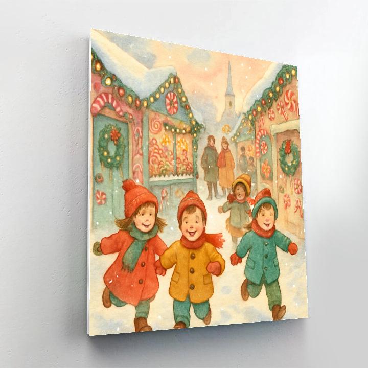 Sugarplum Lane Children painting number kit