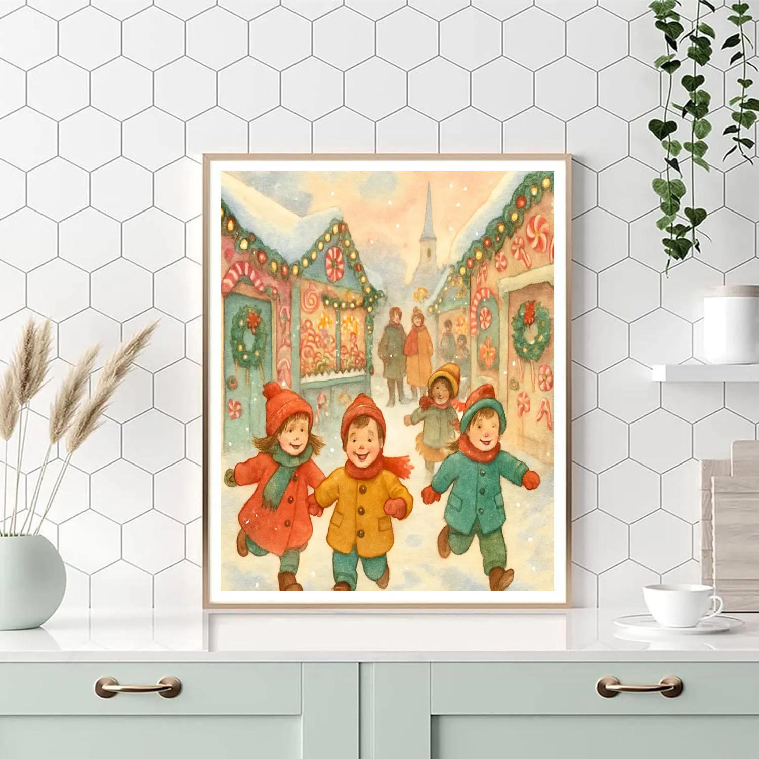Sugarplum Lane Children painting number kit