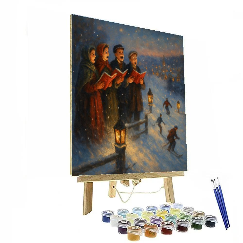 Twilight Sled Hill Choir paint by color