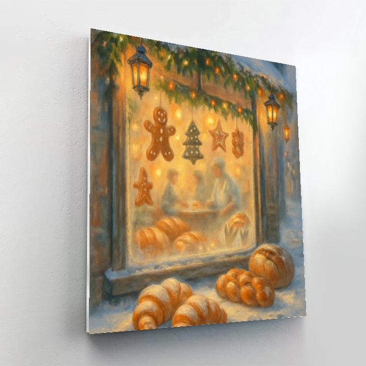 Frosted Lantern Lane Bakery Painting by numbers kit