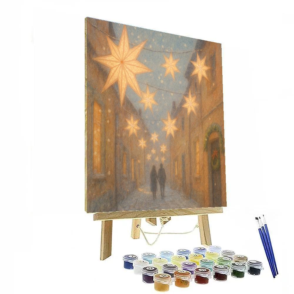 Frosted Paper Star Alley paint by color