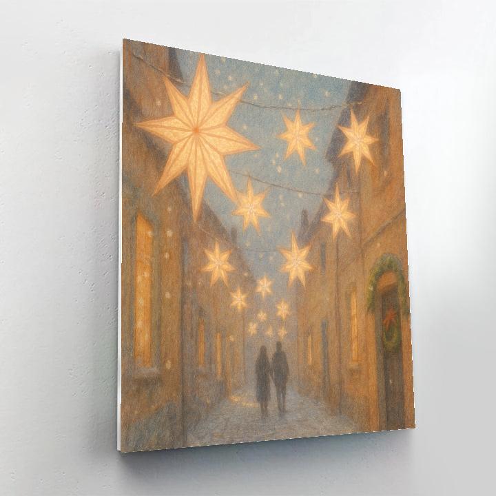 Frosted Paper Star Alley paint by color