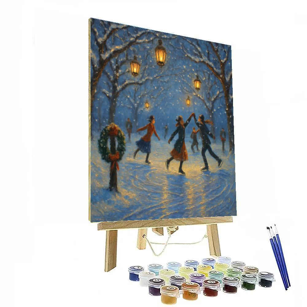 Lantern Orchard Ice Capade Paint by numbers kits