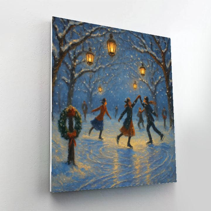 Lantern Orchard Ice Capade Paint by numbers kits