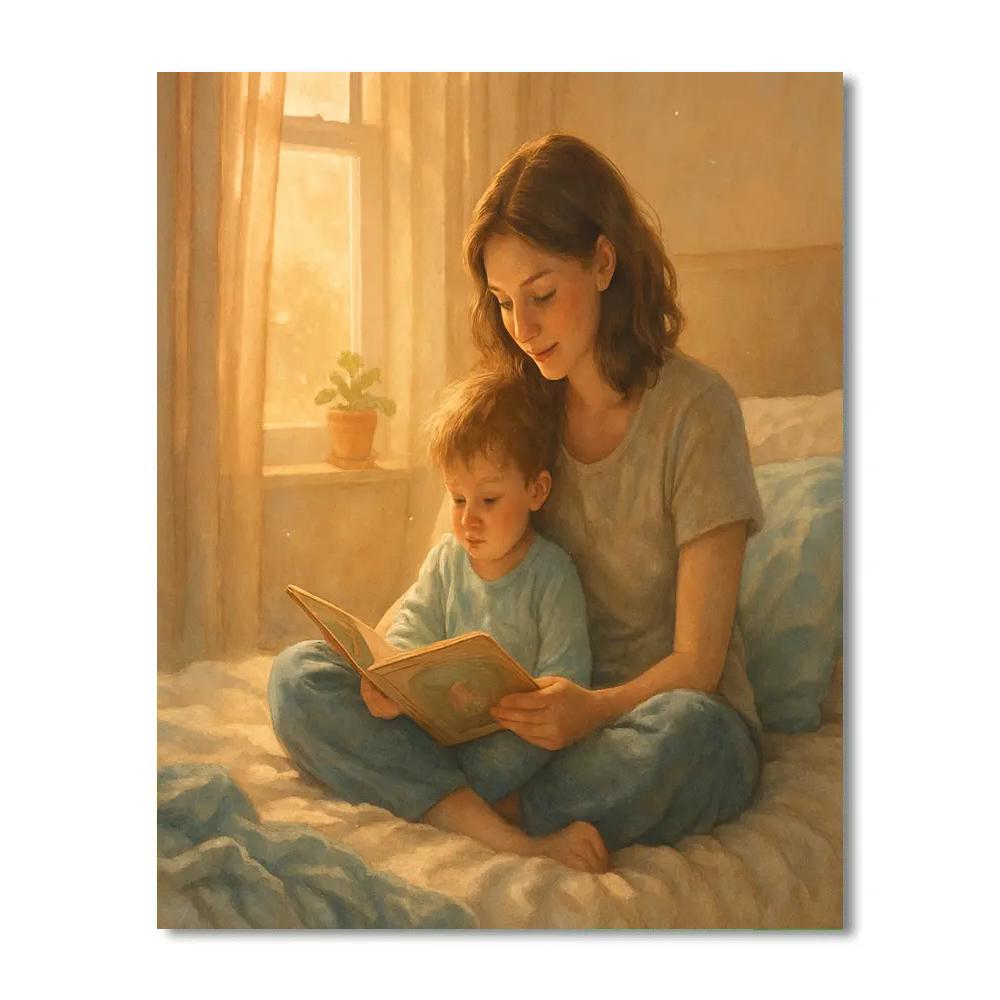 Morning Sunlight Storytime paint by color