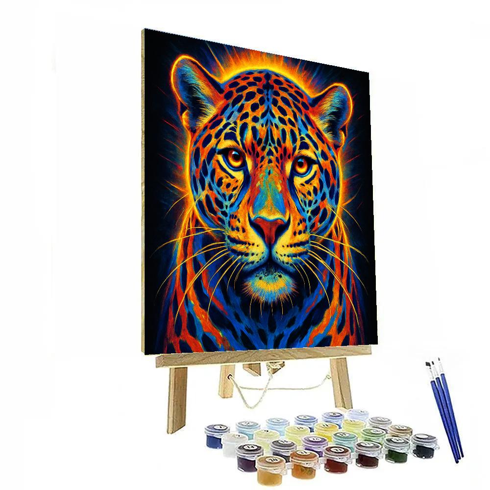 Solar Crest Jaguar Gaze paint by color