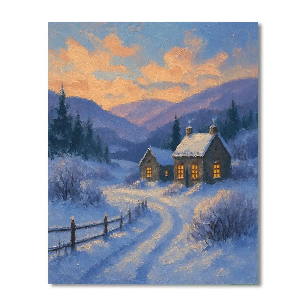 Golden Hearth Valley DIY paint by numbers