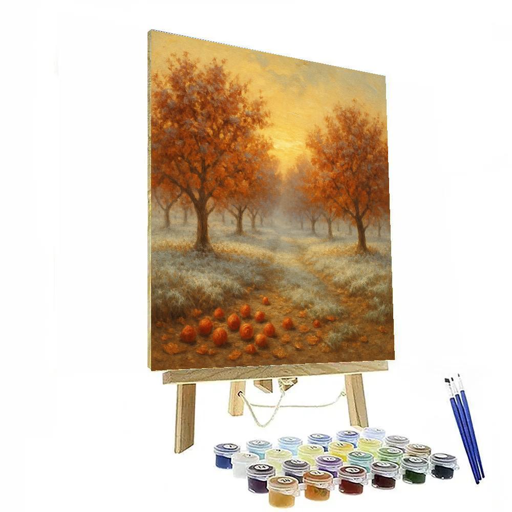Amber Orchard At First Frost paint by numbers