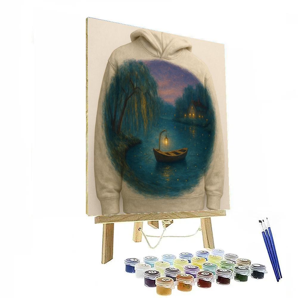 Firefly Evening On Willow Cove DIY paint by numbers
