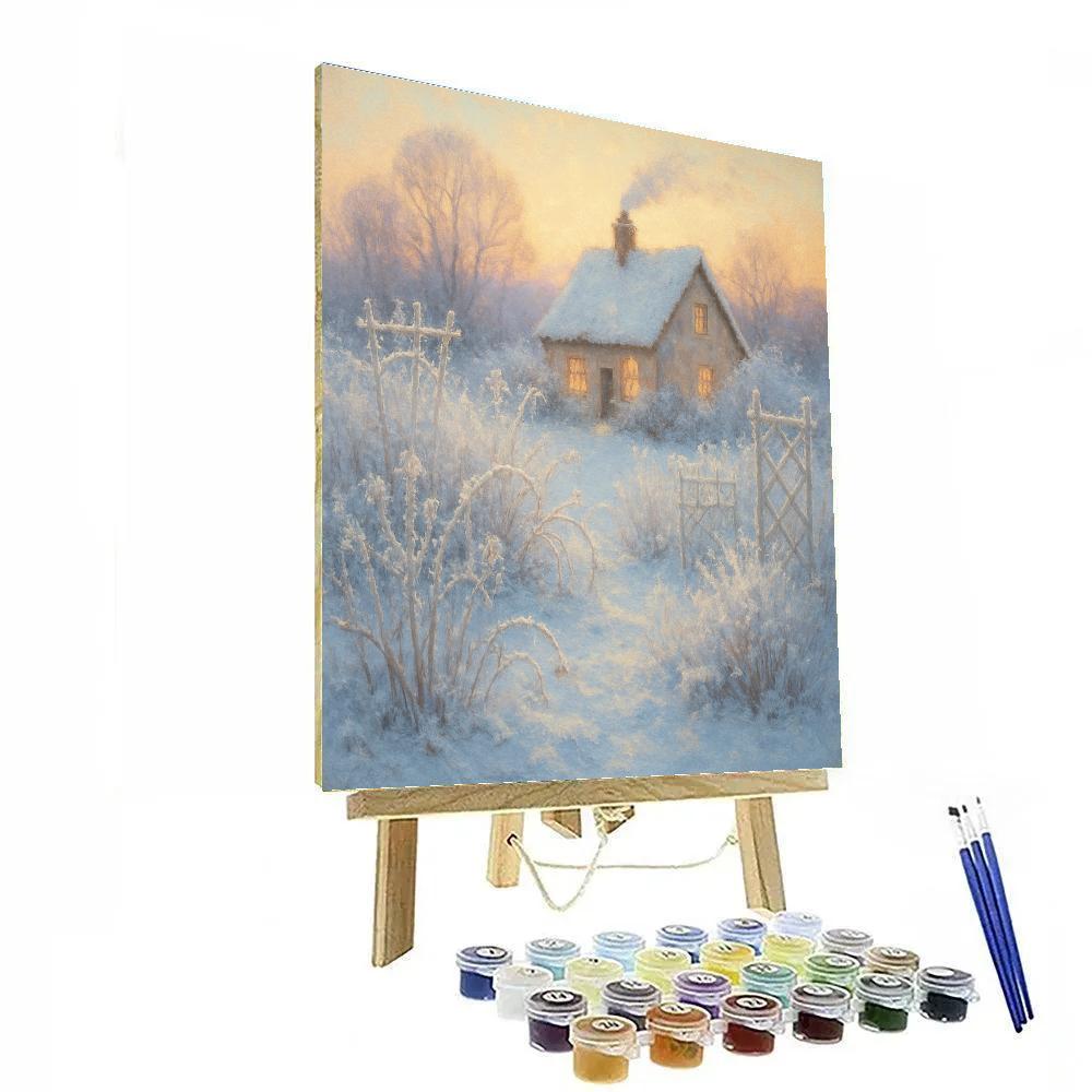 Frost Garden Dawn Numbered painting kits