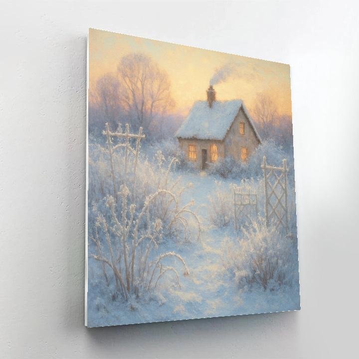 Frost Garden Dawn Numbered painting kits