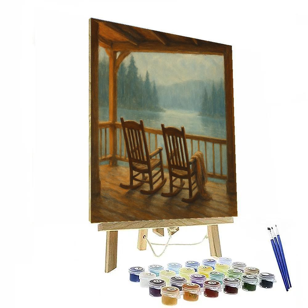Rainy Afternoon Porch By Silver Lake Paint by numbers art