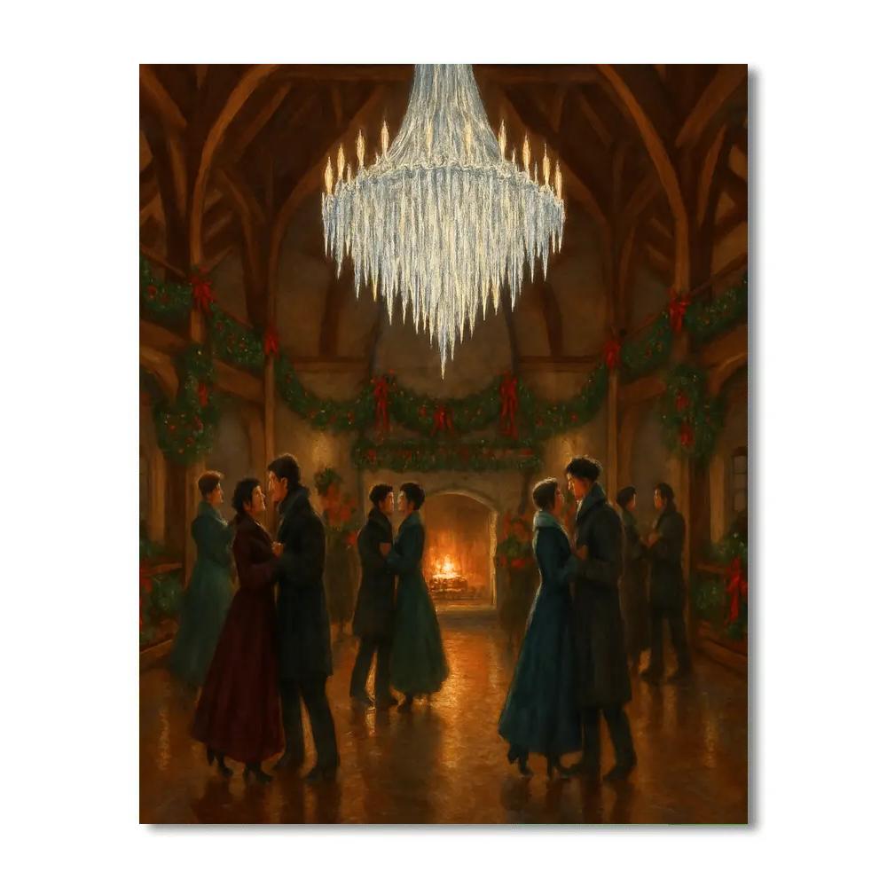 Icicle Chandelier Ballroom paint by color