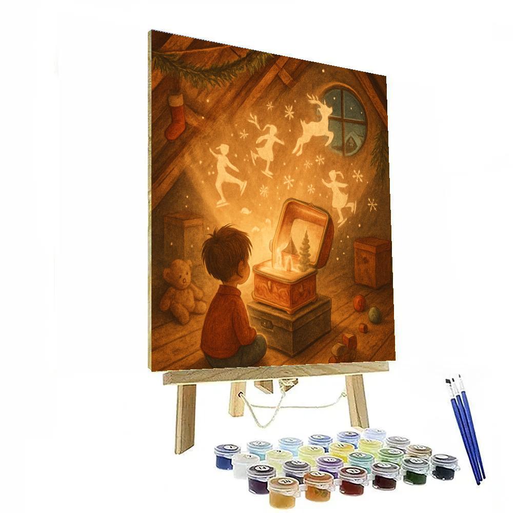 Holiday Music Box Attic Dream paint by color