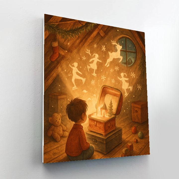 Holiday Music Box Attic Dream paint by color