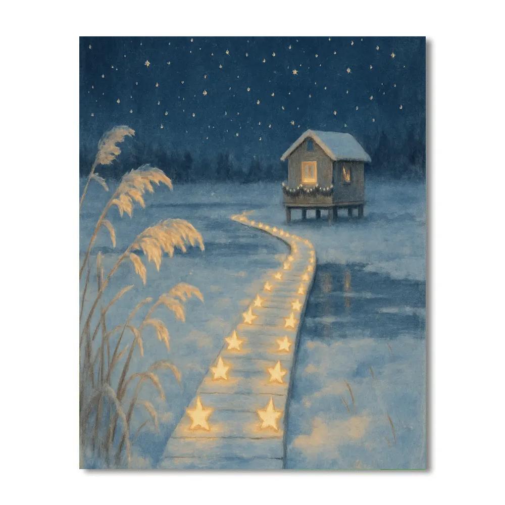 Star Path Across The Frozen Marsh DIY paint by numbers