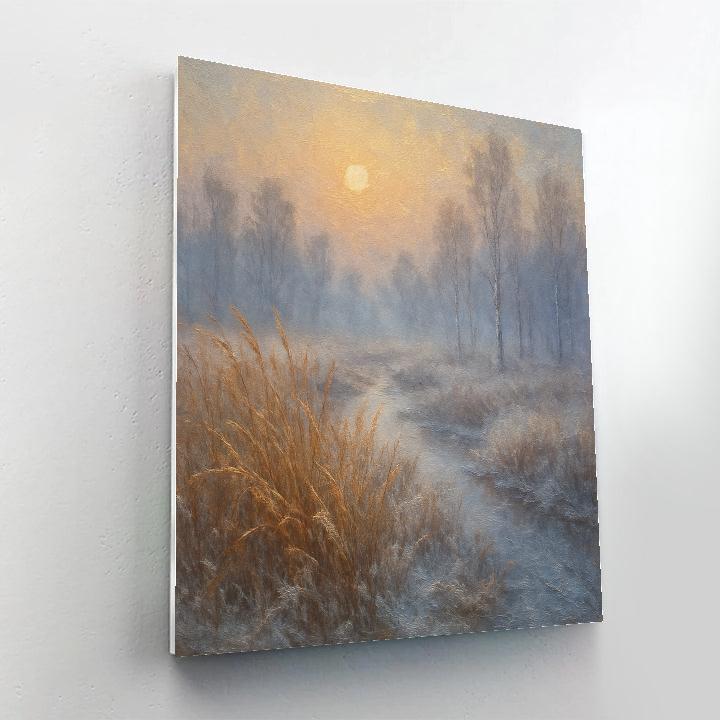 Golden Fen At First Frost paint by color