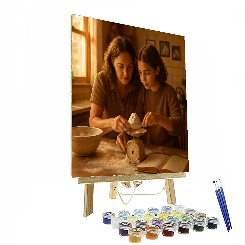 Kitchen Recipe Book Heirloom DIY paint by numbers