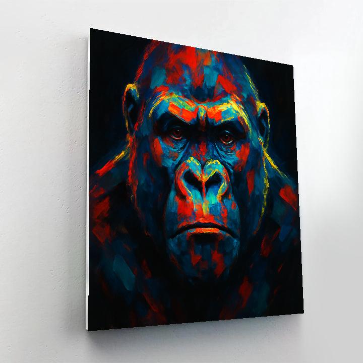 Prismatic Gorilla Resolve DIY paint by numbers