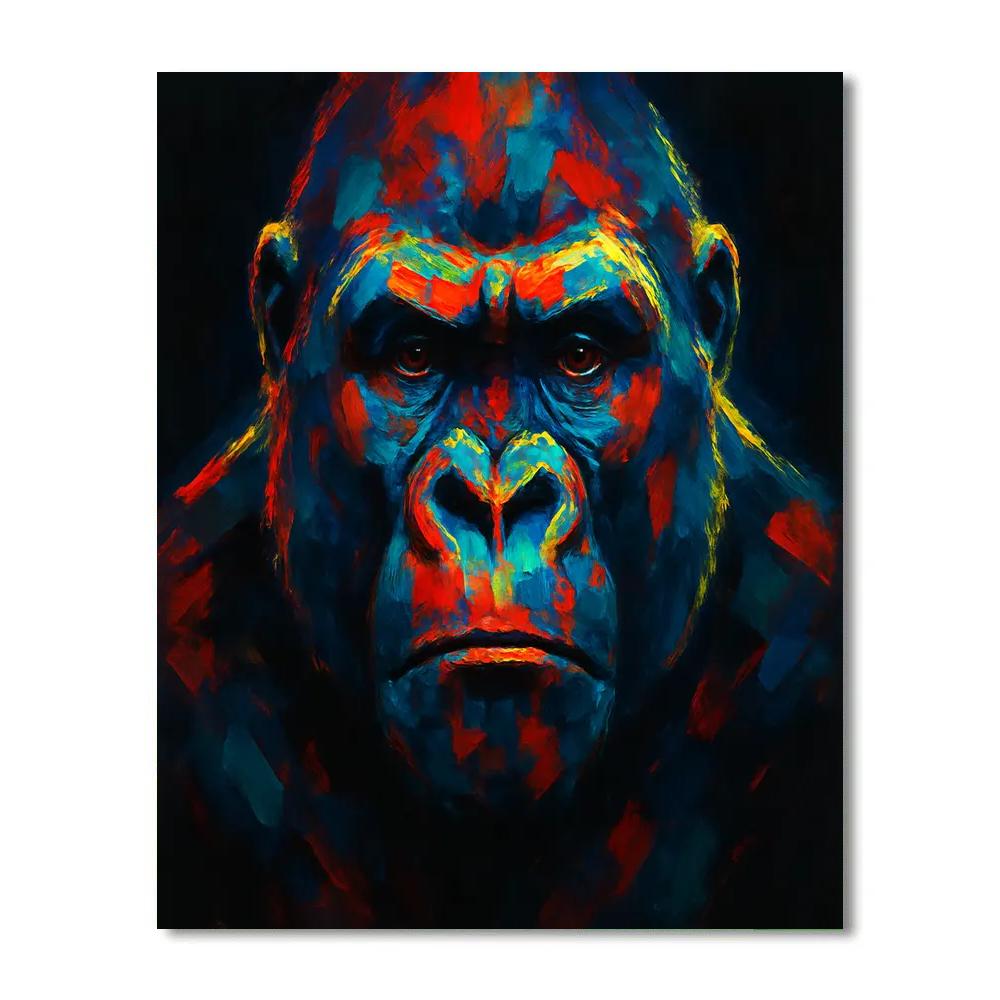 Prismatic Gorilla Resolve DIY paint by numbers