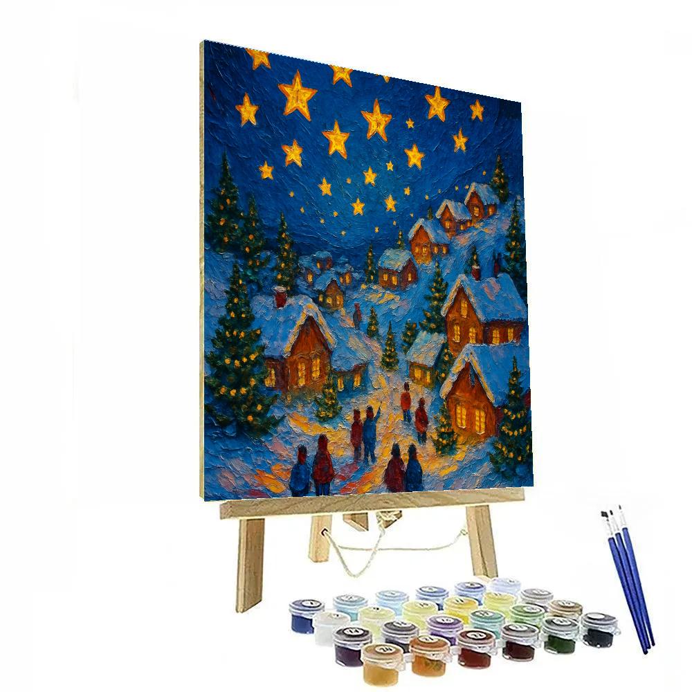 Northern Village Star Lantern Festival paint by color