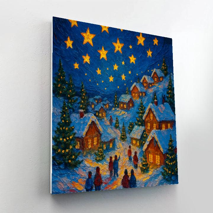 Northern Village Star Lantern Festival paint by color