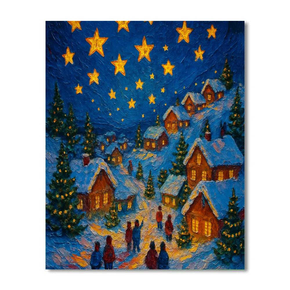 Northern Village Star Lantern Festival paint by color