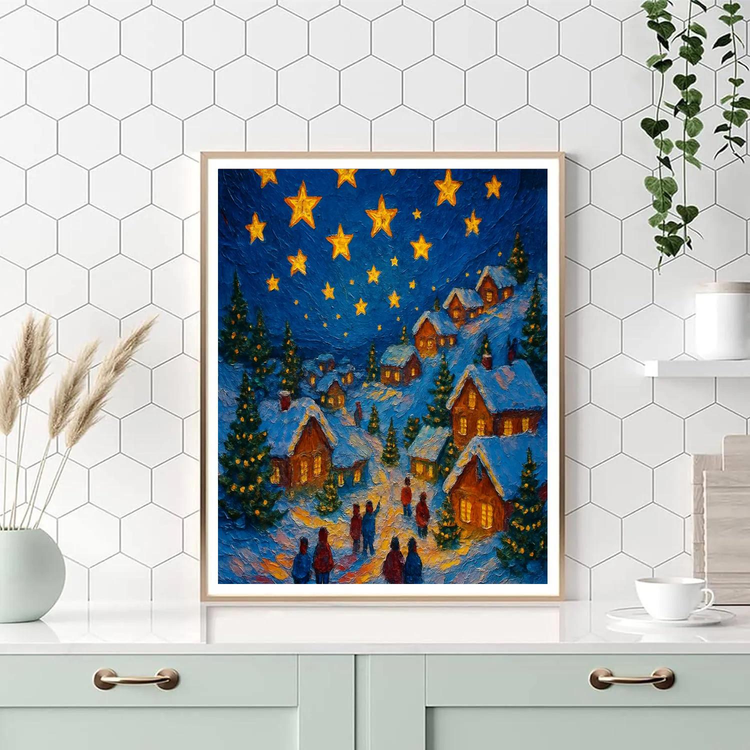 Northern Village Star Lantern Festival paint by color