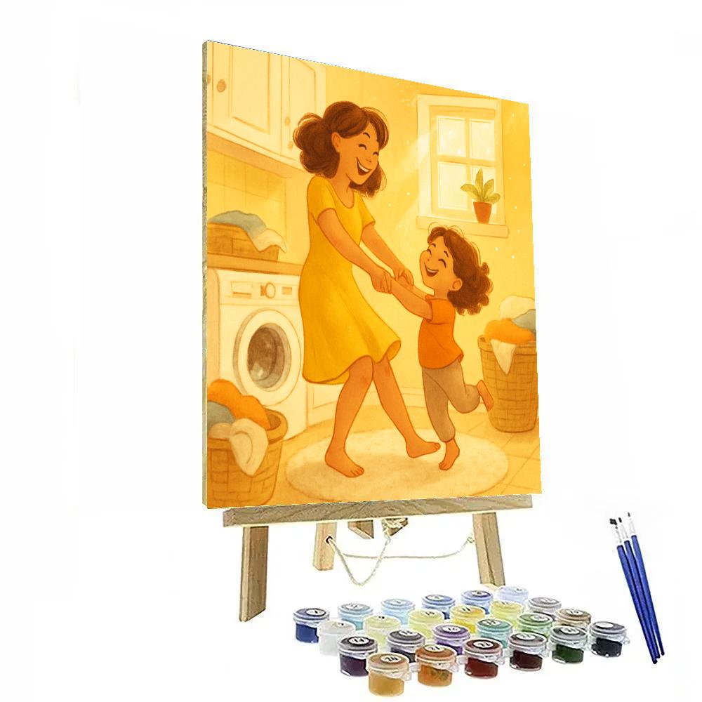 Laundry Room Dance With Mom Number painting