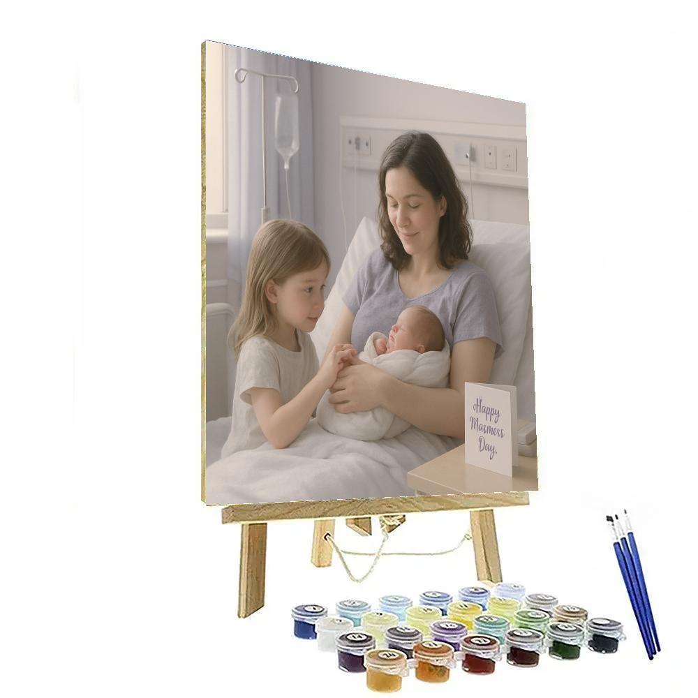 Hospital Room First Mothers Day paint by numbers