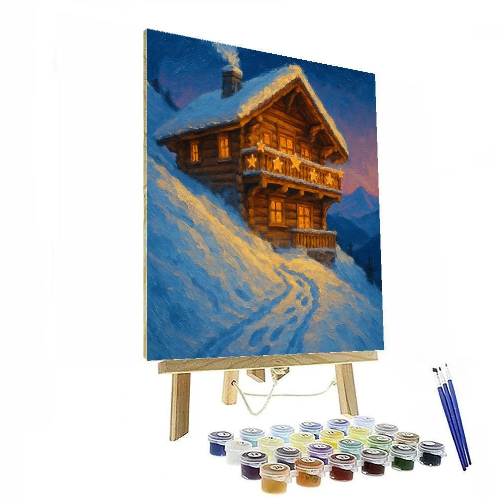 Alpine Star Lodge On The Ridge Numbered painting kits