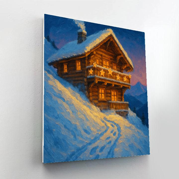Alpine Star Lodge On The Ridge Numbered painting kits