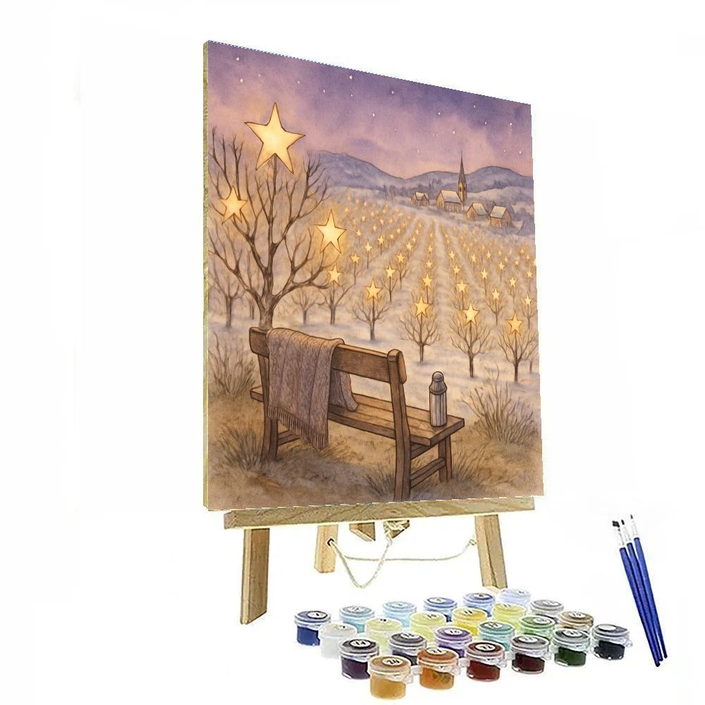 Midwinter Star Orchard Overlook painting number kit