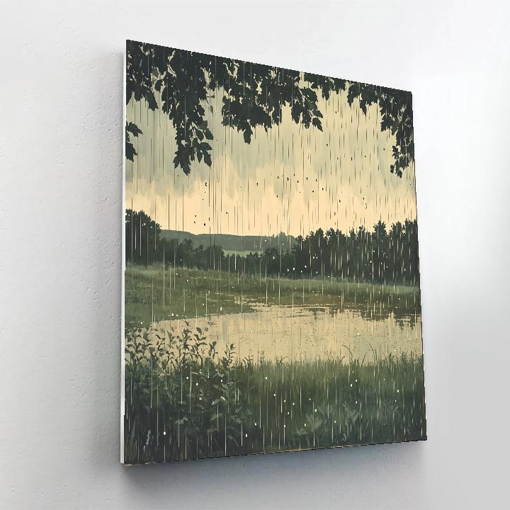 Leonardo Da Vinci Inspired Rainfield Studies paint by color