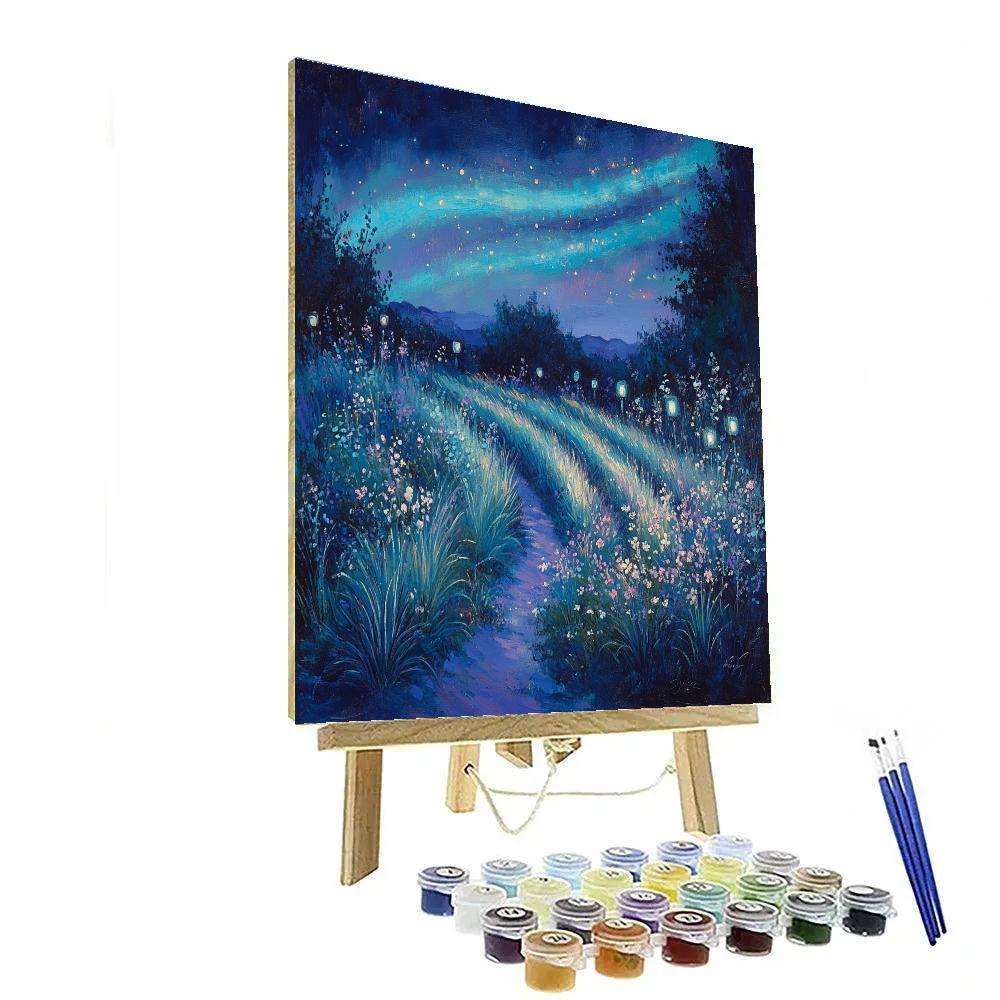 Edgar Degas Inspired Aurora Garden Number painting