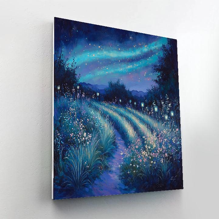 Edgar Degas Inspired Aurora Garden Number painting