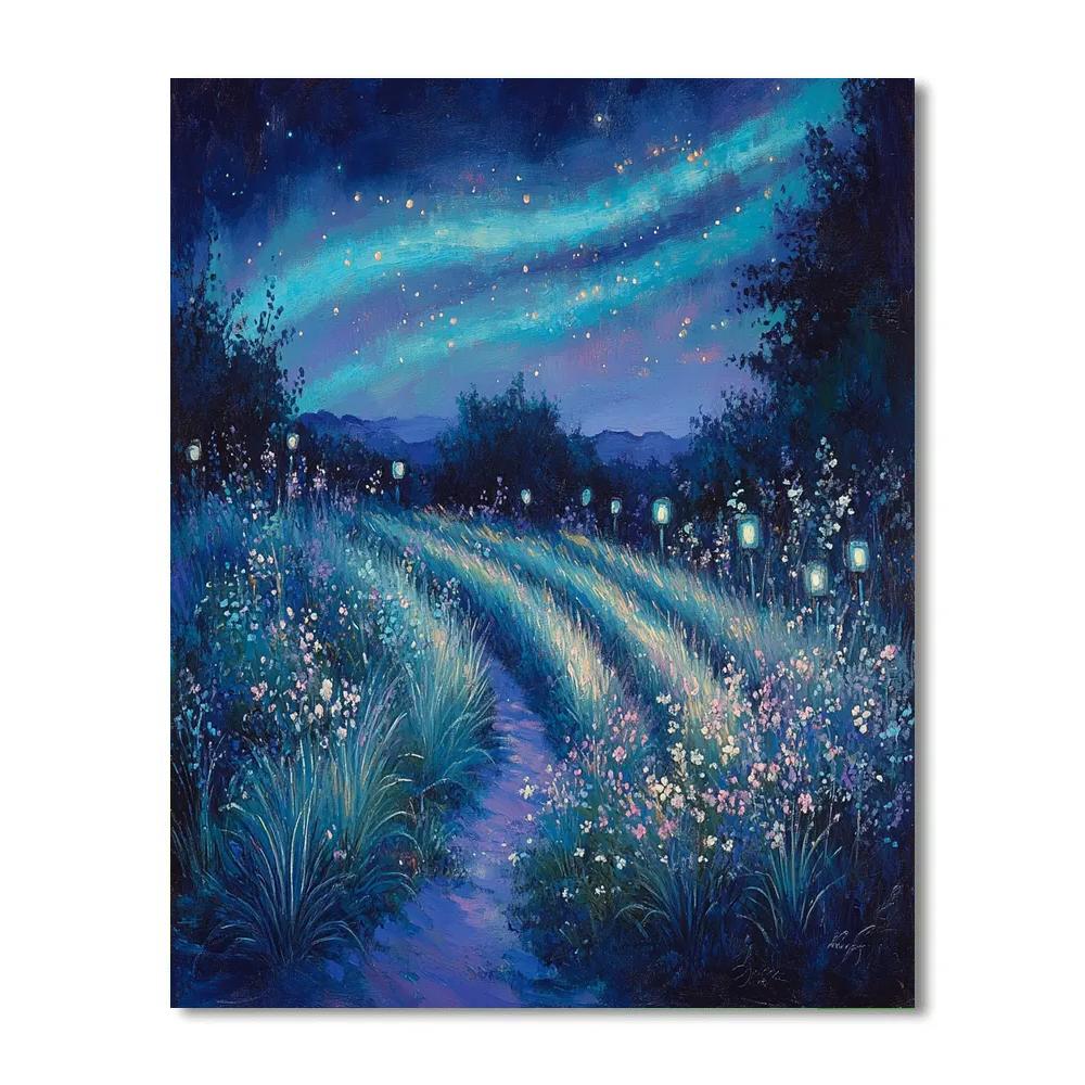 Edgar Degas Inspired Aurora Garden Number painting