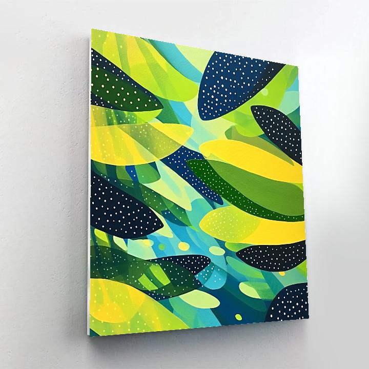 Yayoi Kusama Inspired Infinite Forest Canopy Painting by numbers kit
