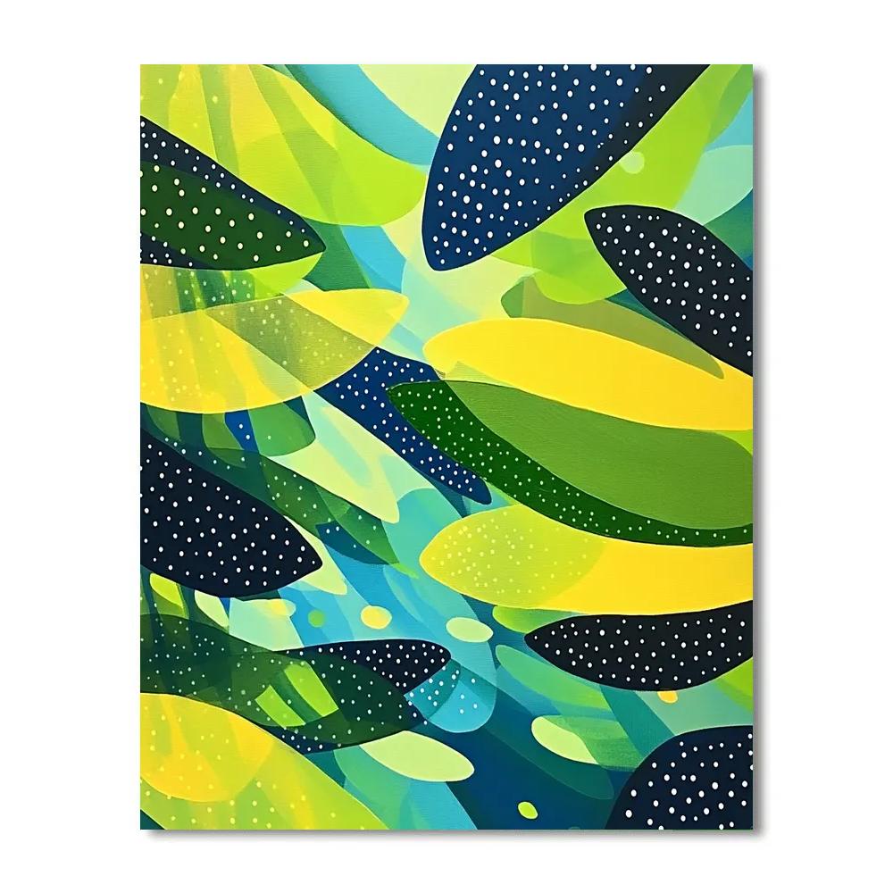 Yayoi Kusama Inspired Infinite Forest Canopy Painting by numbers kit