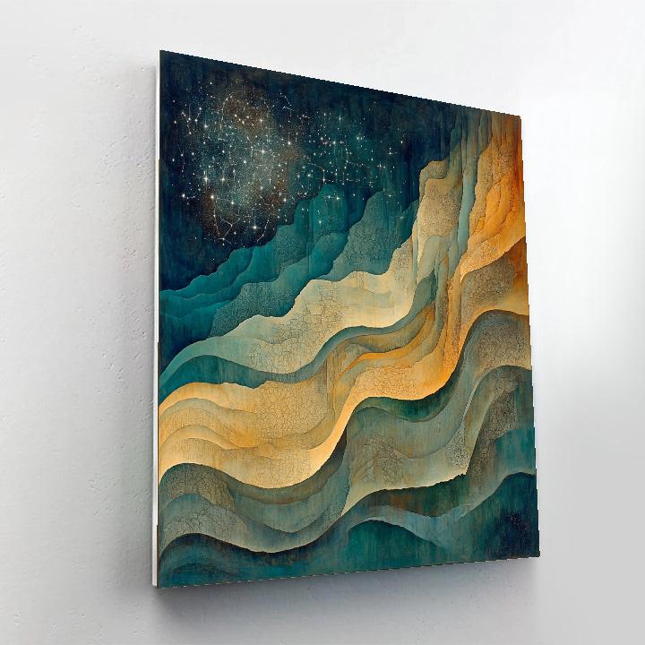 Max Ernst Inspired Subterranean Starroot Landscape Numbered painting kits