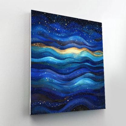 Georges Seurat Inspired Celestial Color Tides Numbered painting kits