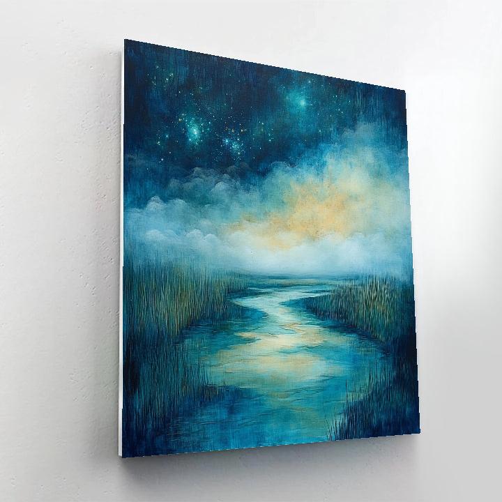 Max Ernst Inspired Tidal Nebula Marsh paint by numbers
