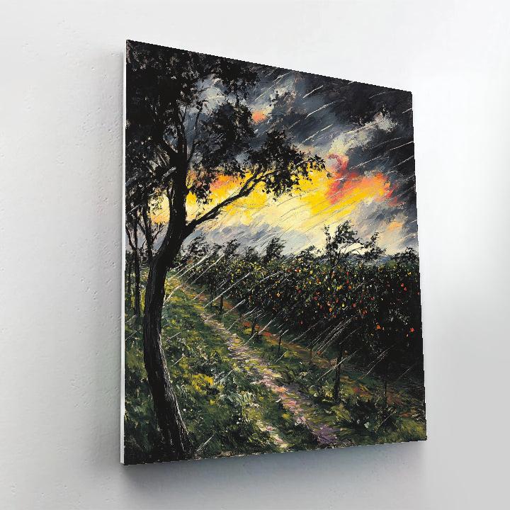 Edgar Degas Inspired Stormlit Orchard Painting by numbers kit
