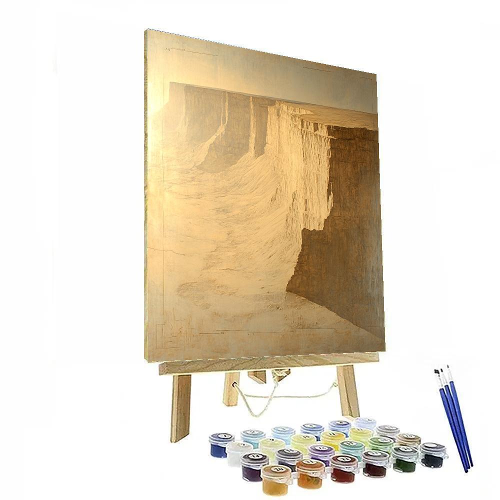 Michelangelo Inspired Serpentine Storm Canyon Paint by numbers kits