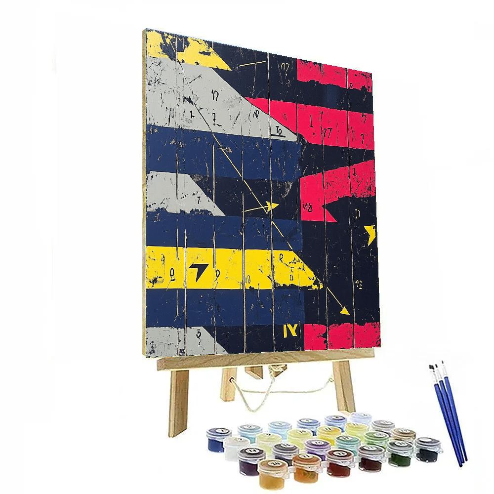 Jean-Michel Basquiat Inspired Gravity Of Invisible Cities Paint by numbers kits